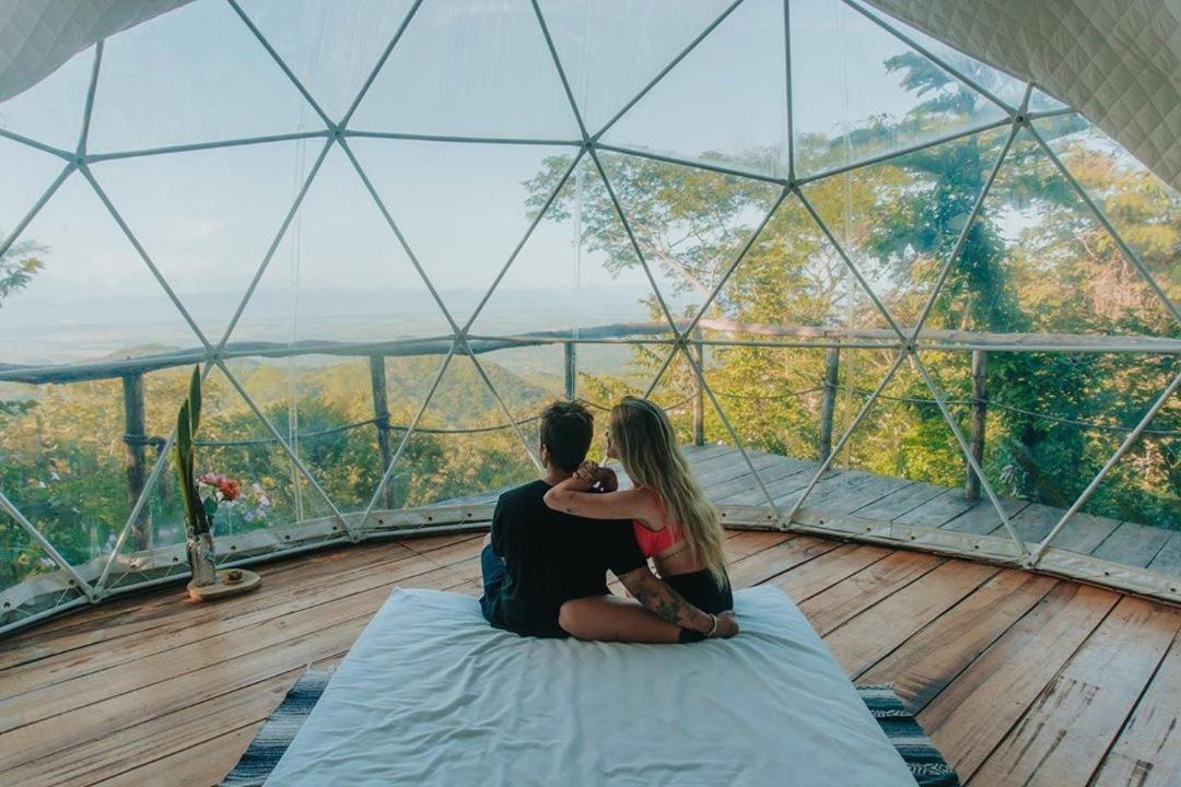 Domos Mirador Romantic Private Honeymoon Glamping Miramar Kültér fotó