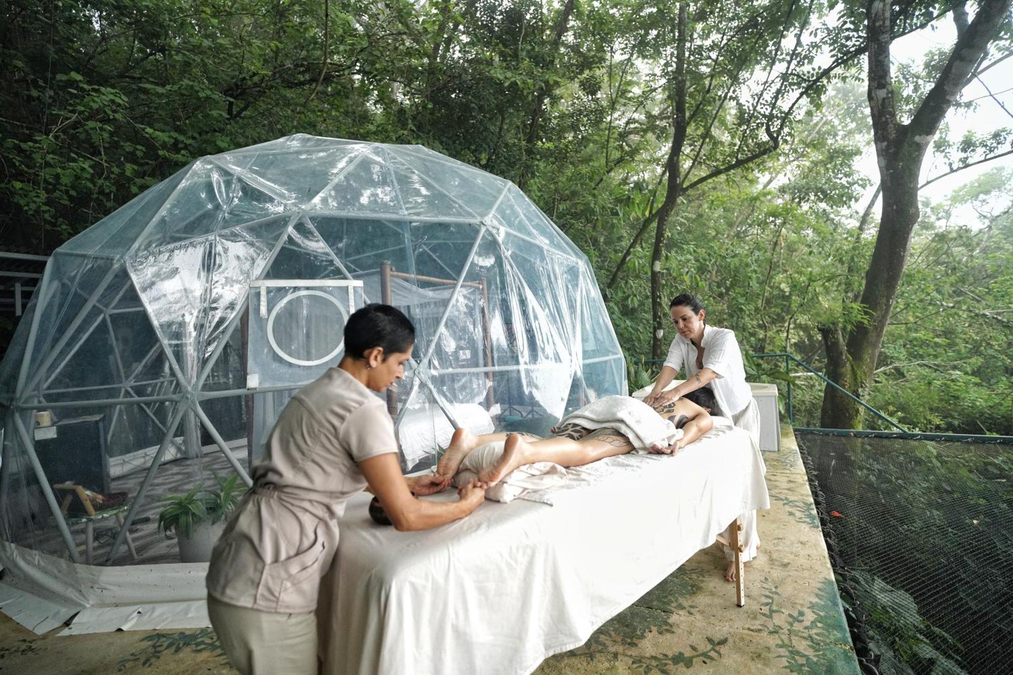Domos Mirador Romantic Private Honeymoon Glamping Miramar Kültér fotó