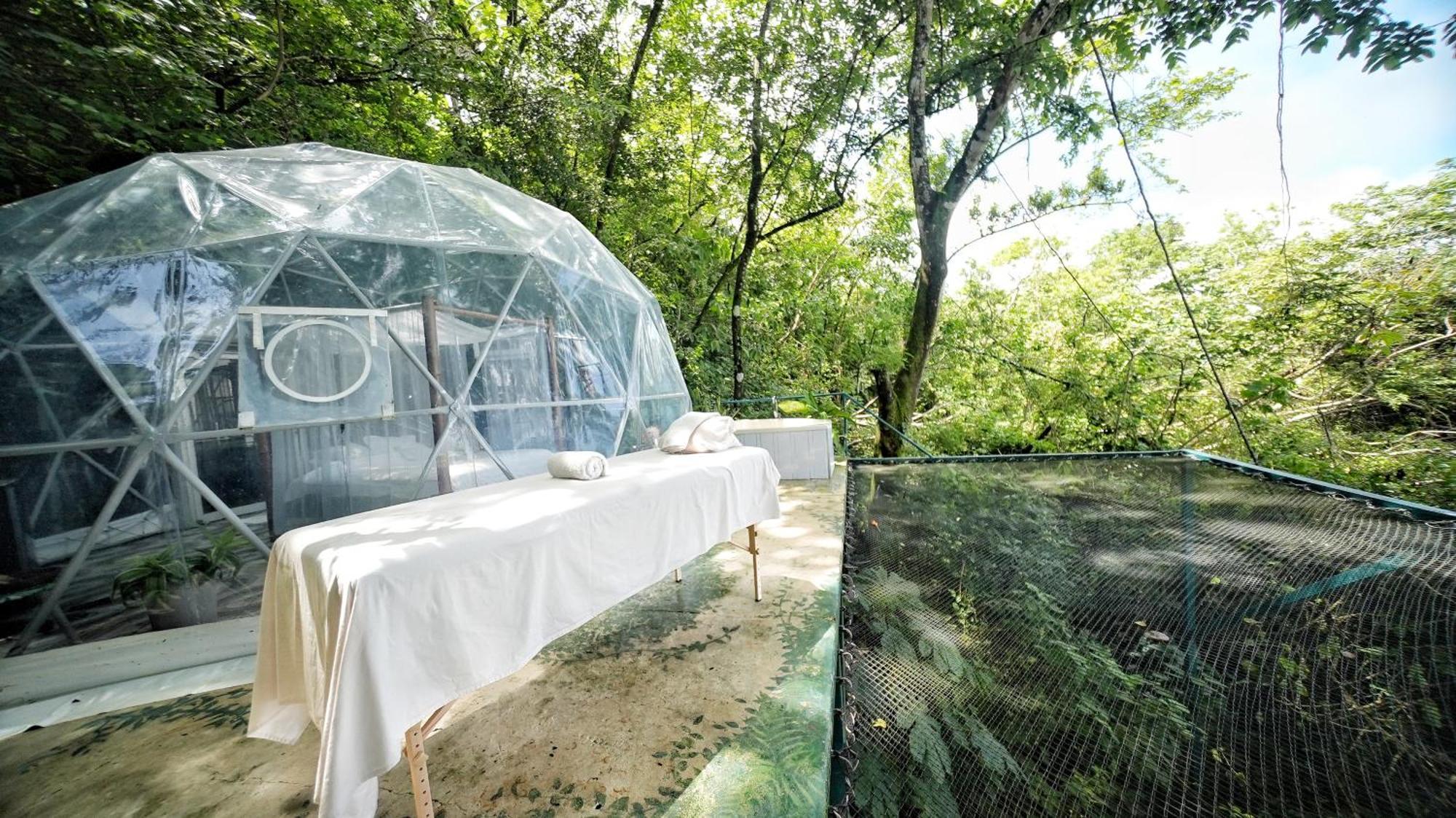Domos Mirador Romantic Private Honeymoon Glamping Miramar Kültér fotó
